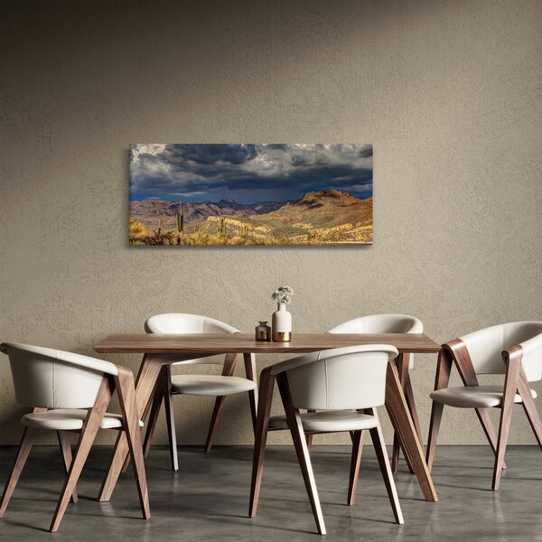 Slika - kaktusi u prirodi (120x50 cm)