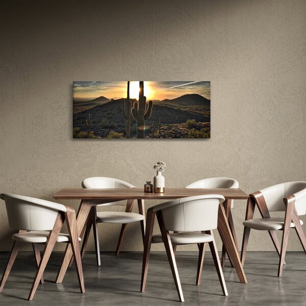 Slika - kaktusi na suncu (120x50 cm)