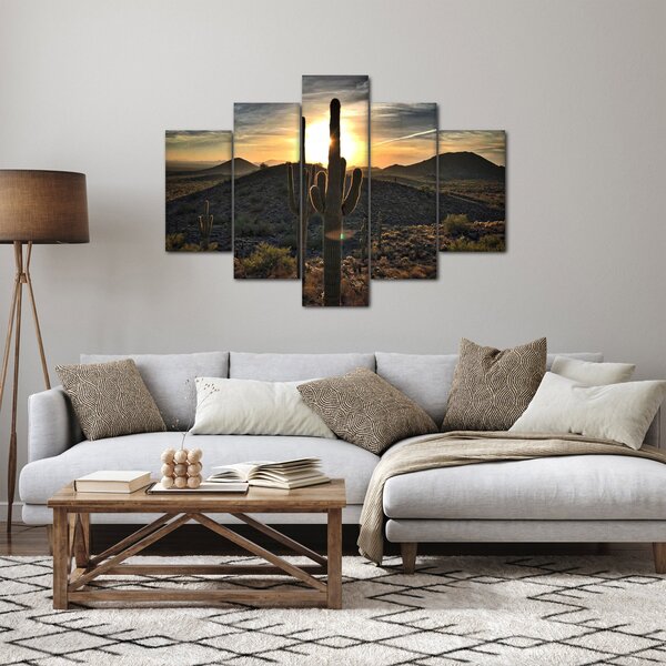 Slika - kaktusi na suncu (150x105 cm)