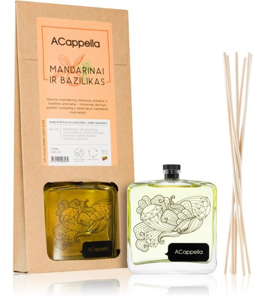 ACappella Mandarin and Basil aroma difuzer s punjenjem 100 ml