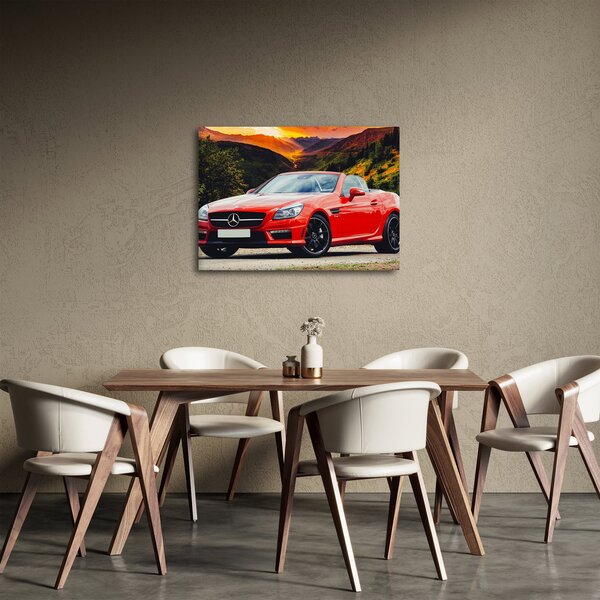 Slika - crveni Mercedes (70x50 cm)
