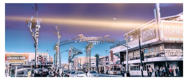 Slika ulice u Las Vegasu (120x50 cm)