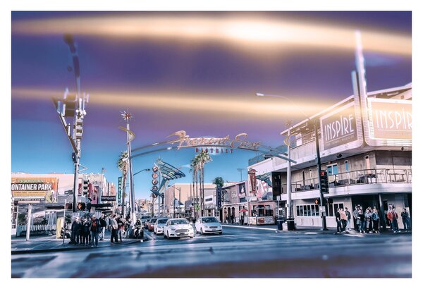 Slika ulice u Las Vegasu (90x60 cm)