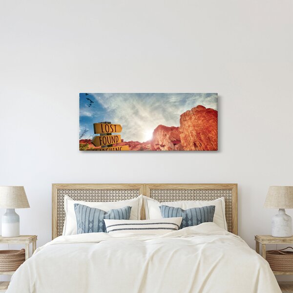 Slika putokaza s natpisom (120x50 cm)
