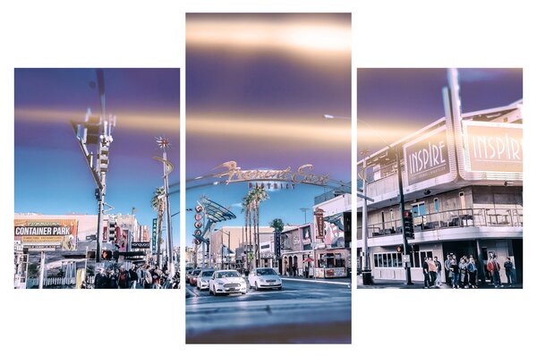 Slika ulice u Las Vegasu (90x60 cm)