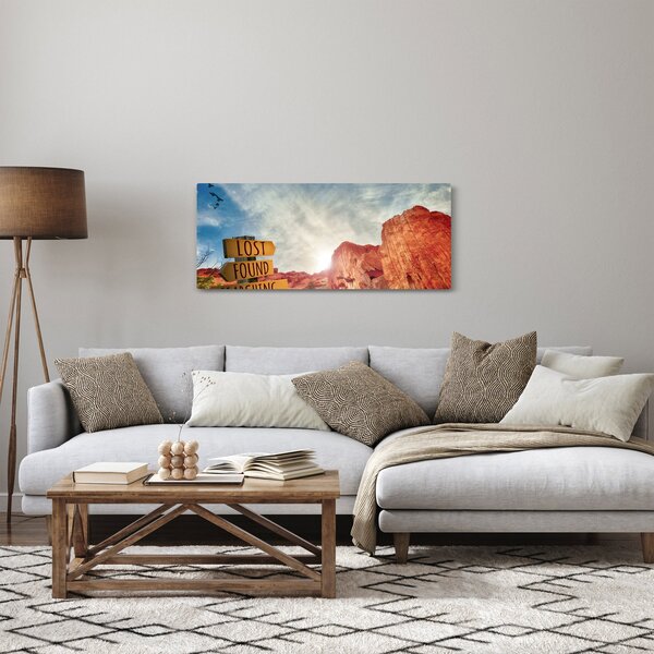 Slika putokaza s natpisom (120x50 cm)