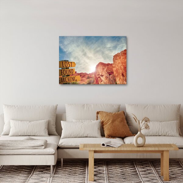 Slika putokaza s natpisom (70x50 cm)