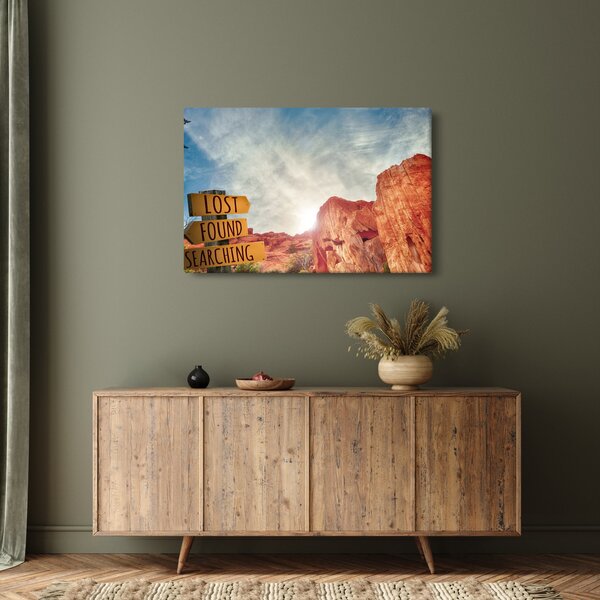 Slika putokaza s natpisom (90x60 cm)