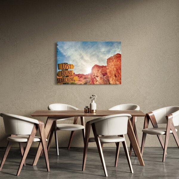 Slika putokaza s natpisom (90x60 cm)