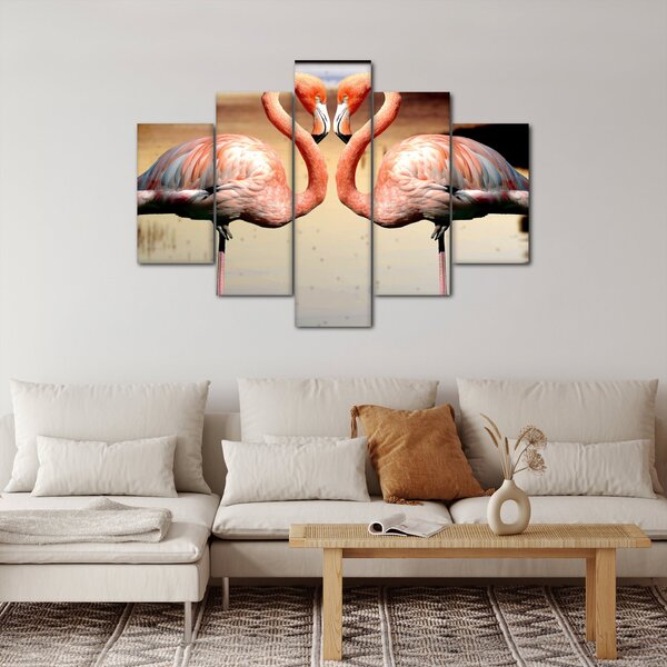Slika - dva flaminga (150x105 cm)