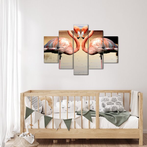 Slika - dva flaminga (150x105 cm)