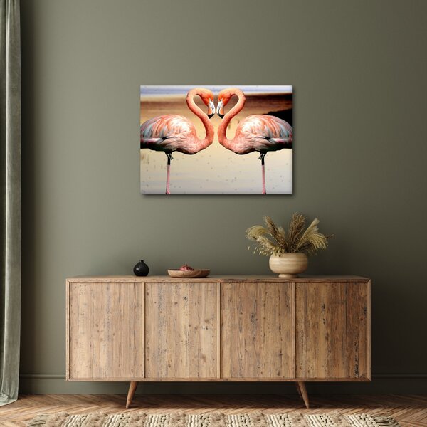 Slika - dva flaminga (70x50 cm)