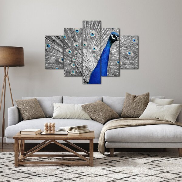 Slika - plavi paun (150x105 cm)