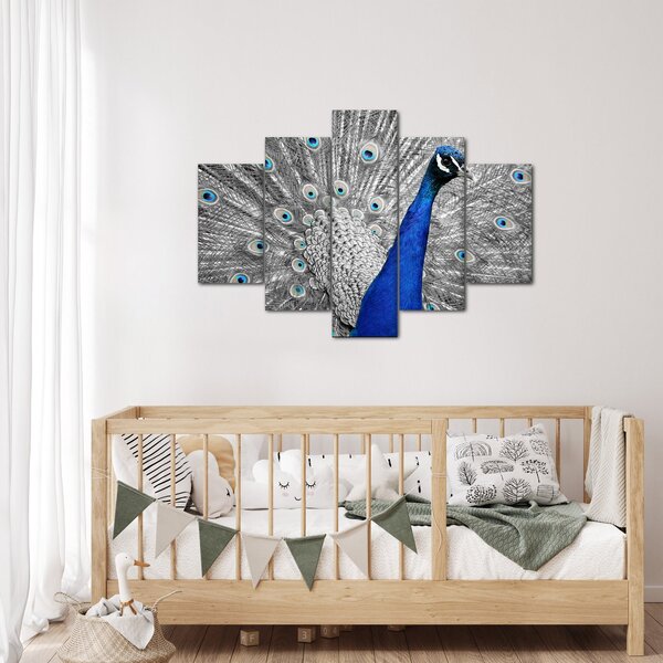 Slika - plavi paun (150x105 cm)