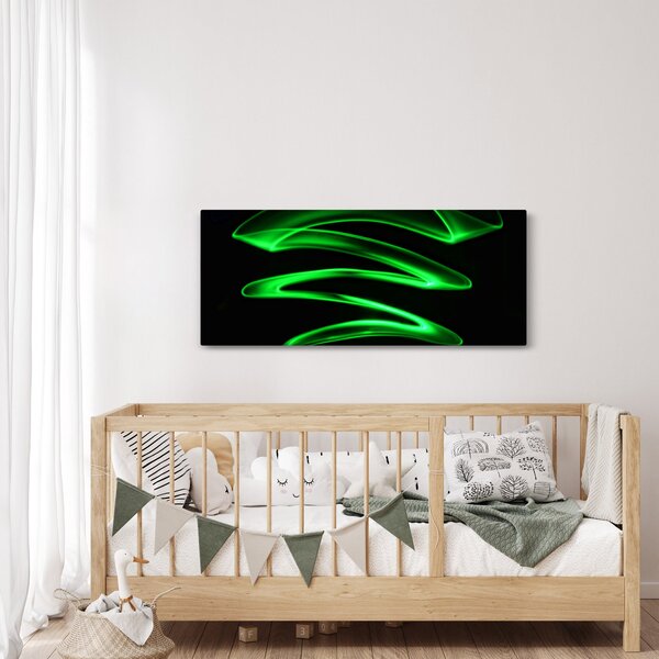 Slika - neonski valovi (120x50 cm)