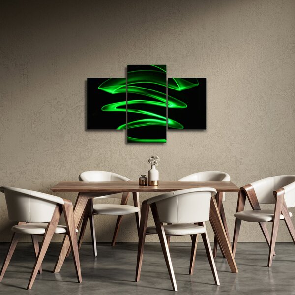 Slika - neonski valovi (90x60 cm)