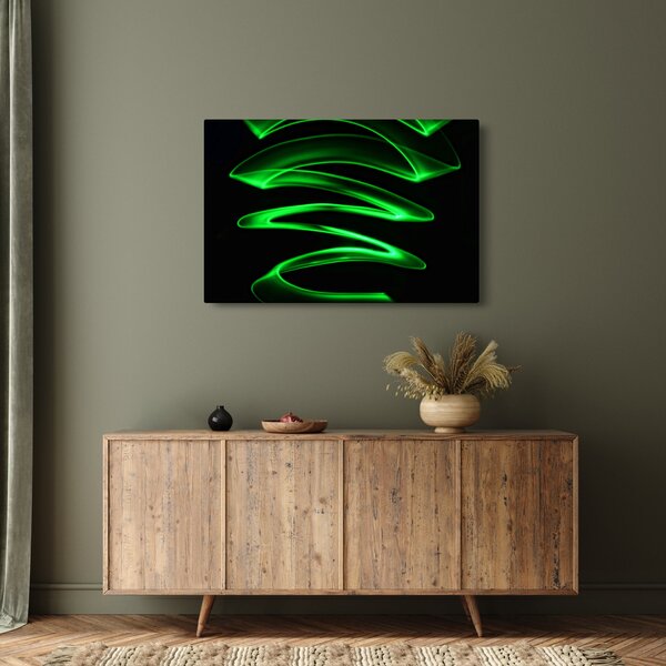 Slika - neonski valovi (90x60 cm)