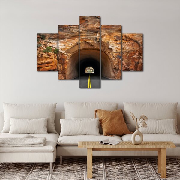Slika - tunel u stijeni (150x105 cm)