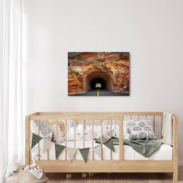 Slika - tunel u stijeni (70x50 cm)