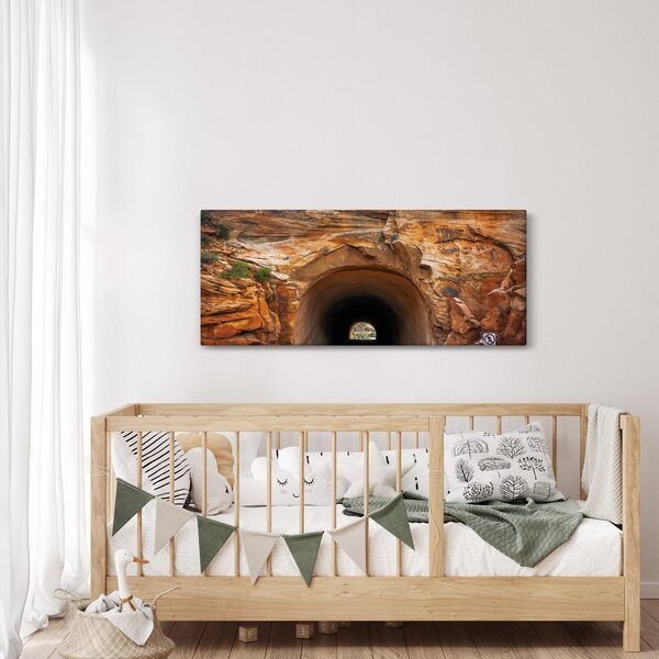 Slika - tunel u stijeni (120x50 cm)