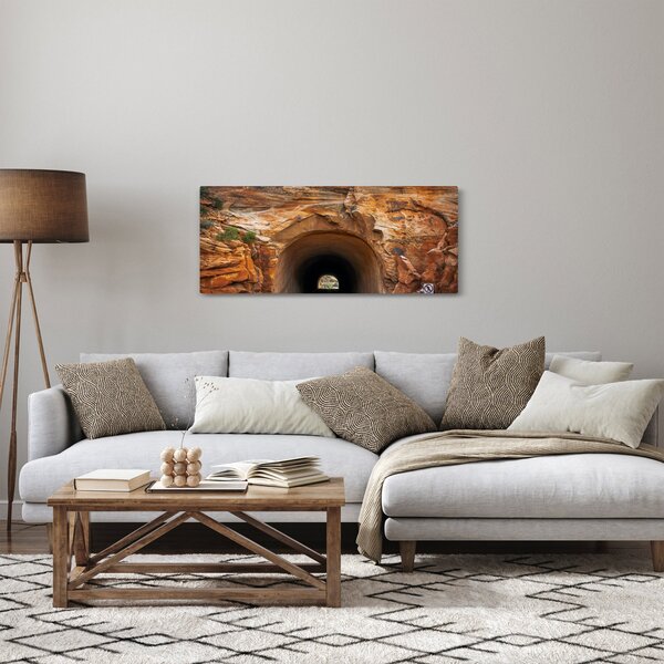 Slika - tunel u stijeni (120x50 cm)
