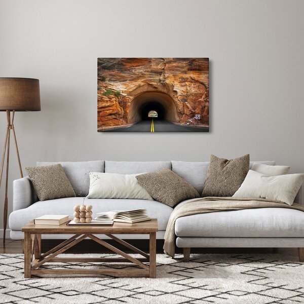 Slika - tunel u stijeni (90x60 cm)