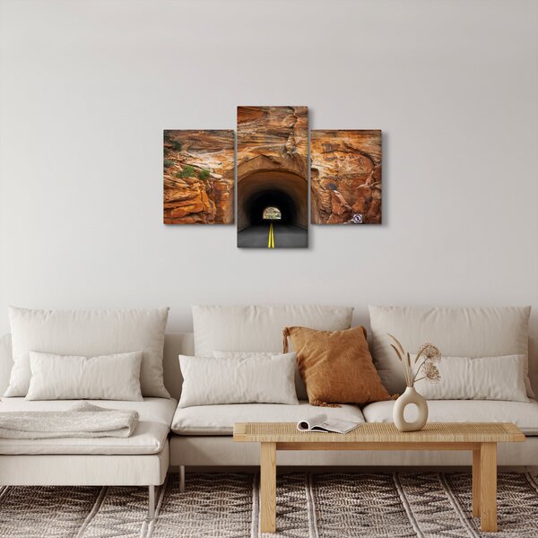 Slika - tunel u stijeni (90x60 cm)