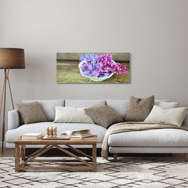 Slika - ljubičasta biljka (120x50 cm)