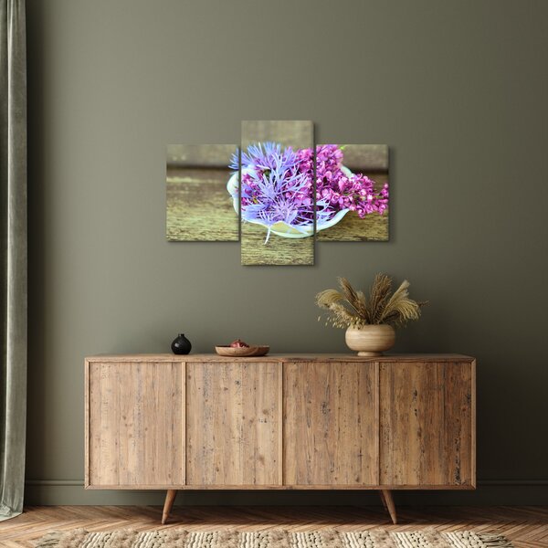 Slika - ljubičasta biljka (90x60 cm)