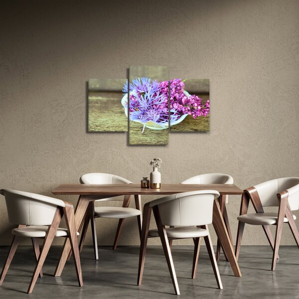 Slika - ljubičasta biljka (90x60 cm)