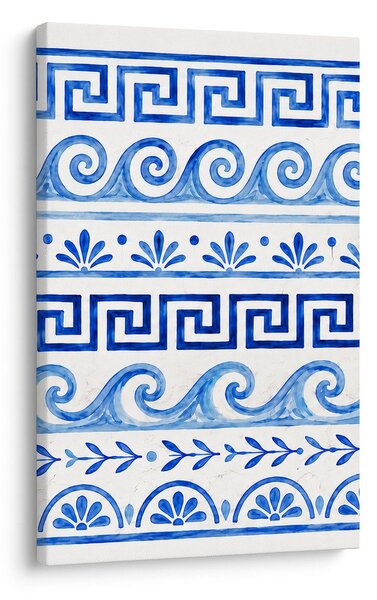Slika mediteranski plavi uzorci