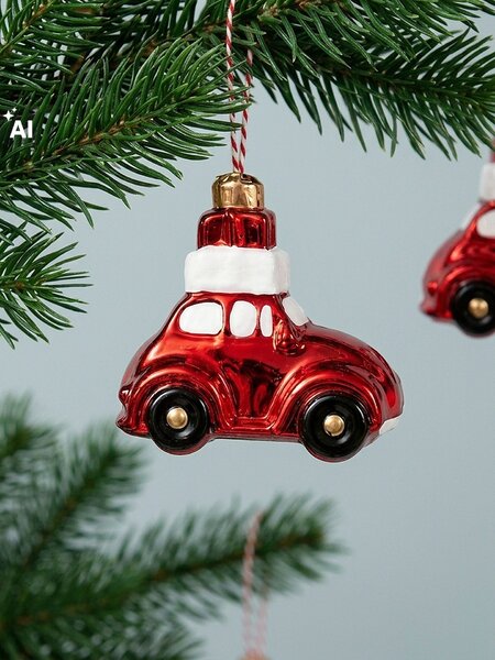 Sinsay - Božićne kuglice u obliku automobila 2 pack