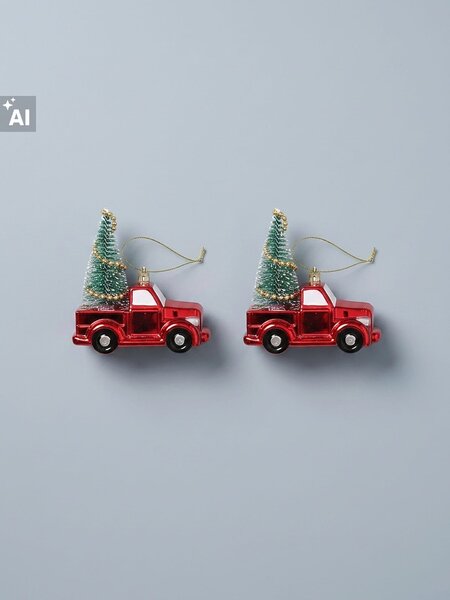 Sinsay - Božićne kuglice u obliku automobila 2 pack
