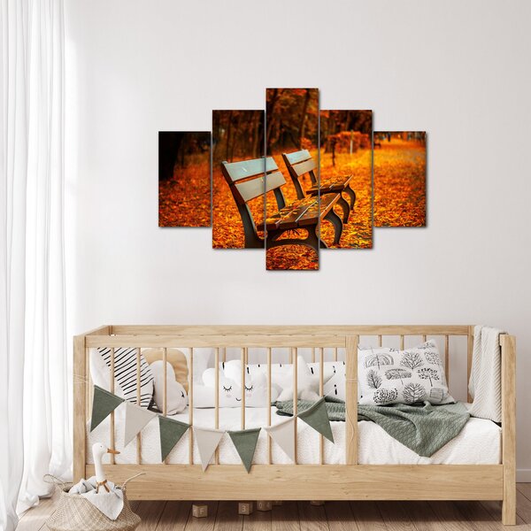 Slika klupe u jesen (150x105 cm)