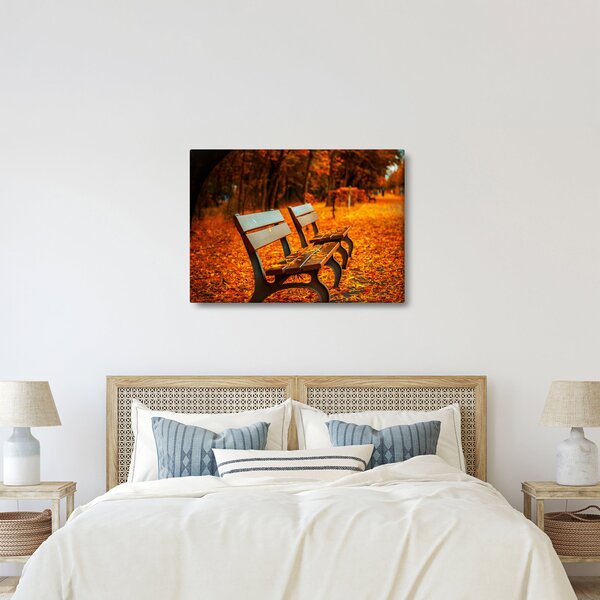 Slika klupe u jesen (70x50 cm)