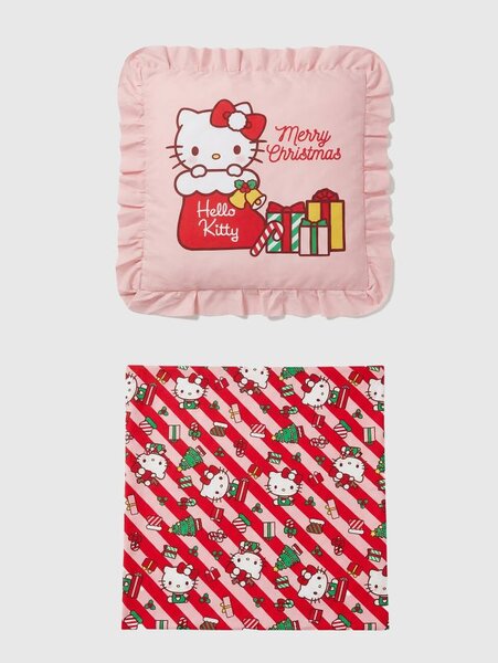 Sinsay - Božićne ukrasne jastučnice s volanom Hello Kitty 2 pack