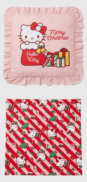 Sinsay - Božićne ukrasne jastučnice s volanom Hello Kitty 2 pack