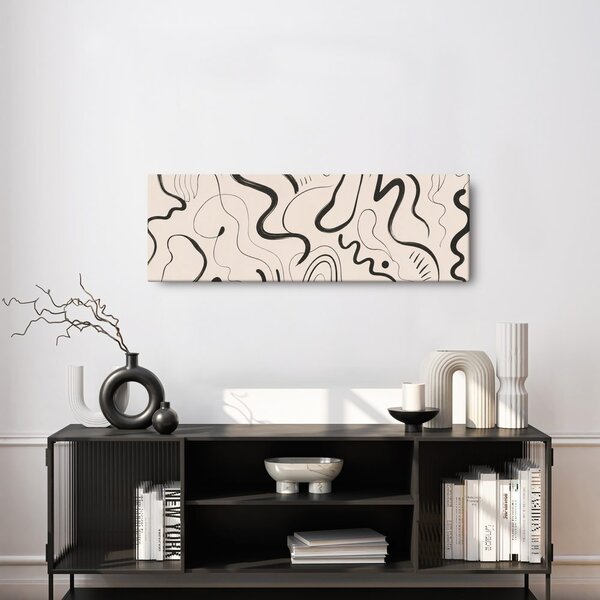 Slika minimalistička igra slobodnih poteza