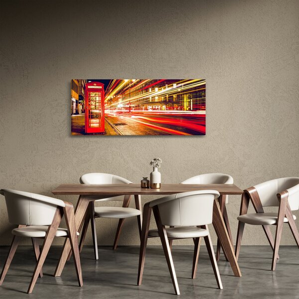 Slika crvene londonske telefonske govornice (120x50 cm)