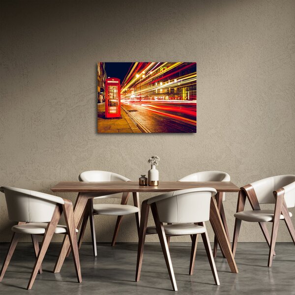 Slika crvene londonske telefonske govornice (70x50 cm)