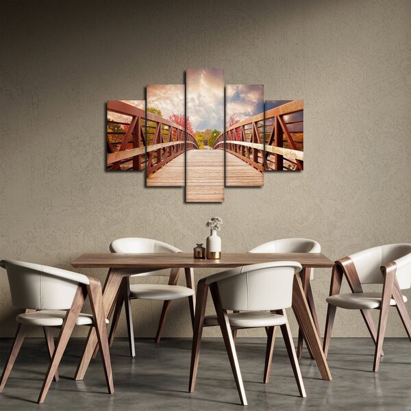 Slika - drveni most (150x105 cm)