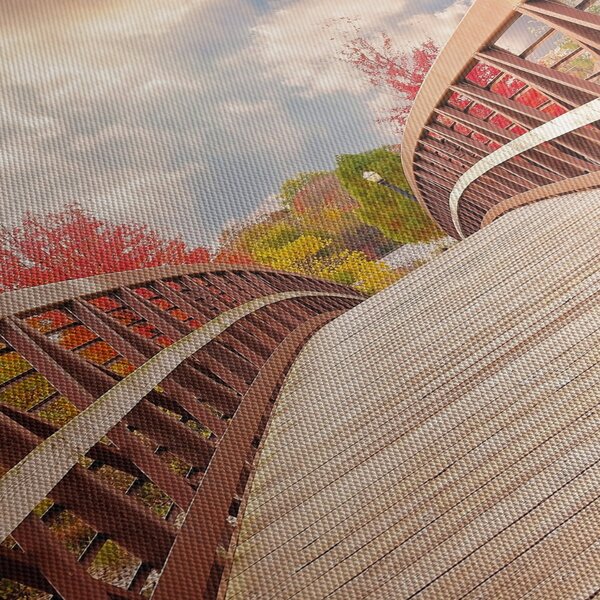 Slika - drveni most (150x105 cm)