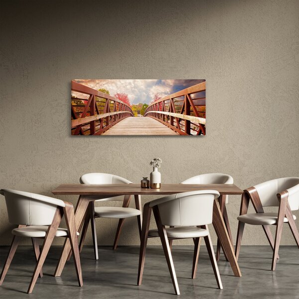 Slika - drveni most (120x50 cm)
