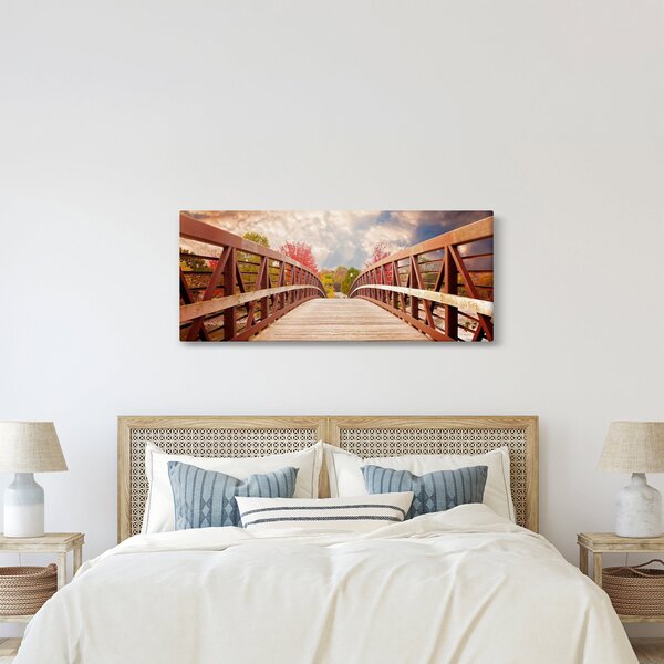 Slika - drveni most (120x50 cm)