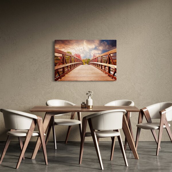 Slika - drveni most (90x60 cm)