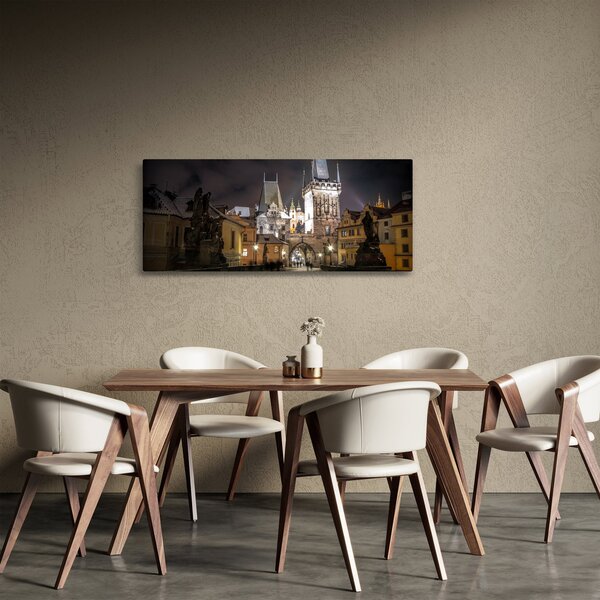 Slika osvijetljene Prašne brane (120x50 cm)