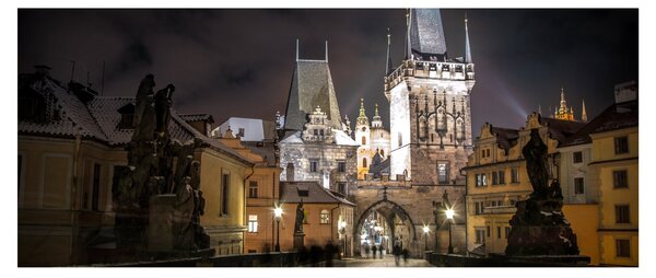 Slika osvijetljene Prašne brane (120x50 cm)