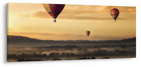 Slika - leteći baloni (120x50 cm)