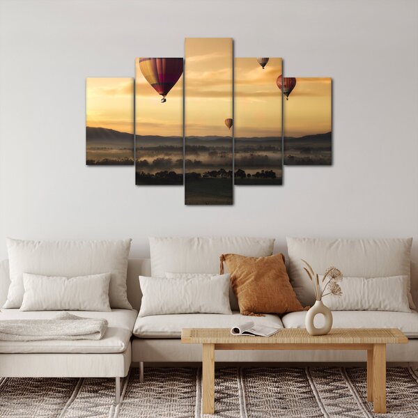 Slika - leteći baloni (150x105 cm)