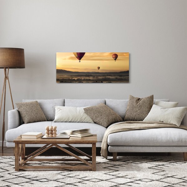 Slika - leteći baloni (120x50 cm)